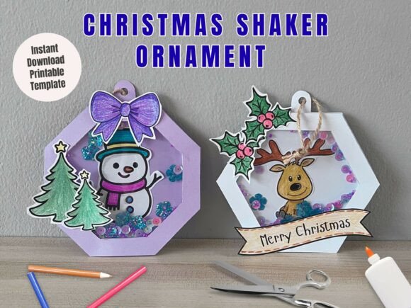 3D SVG Christmas Ornament Shaker DIY Project Review