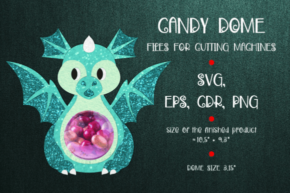 Baby Dragon Candy Dome: 3D SVG Shapes Review