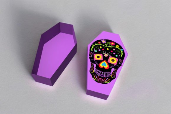 Coffin Favor Box 3D SVG for Unique Gift Boxes