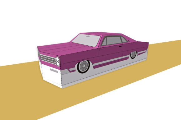 DIY Car Favor: 3D SVG Review for Paper Toys