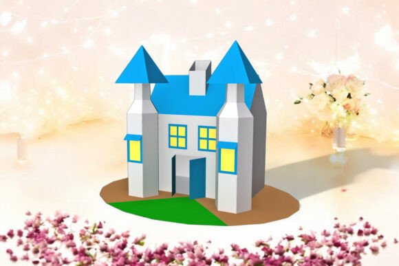 Doll House 3D SVG: Shapes for Creative Design