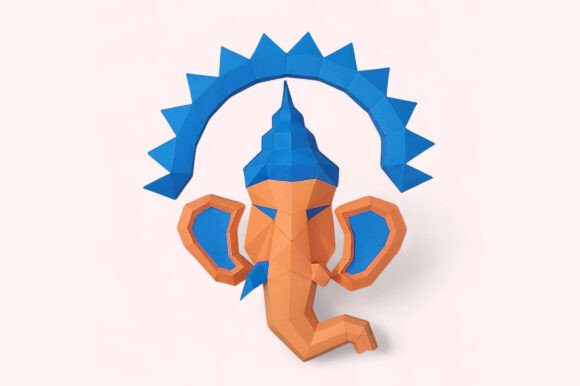Ganesha 3D SVG Shapes: Papercraft Wall Art Review