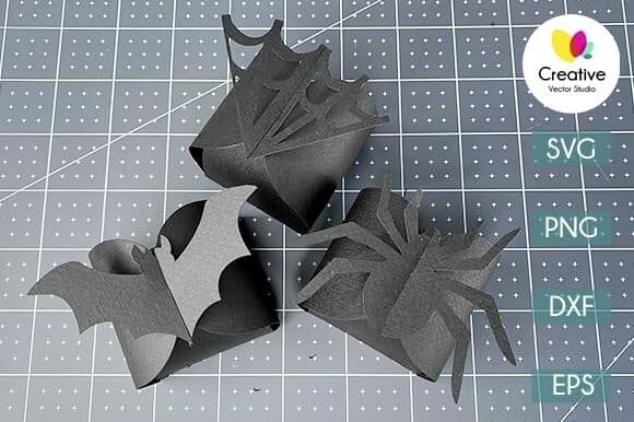 Halloween Treat Box SVG Bundle: 3D SVG Shapes Review