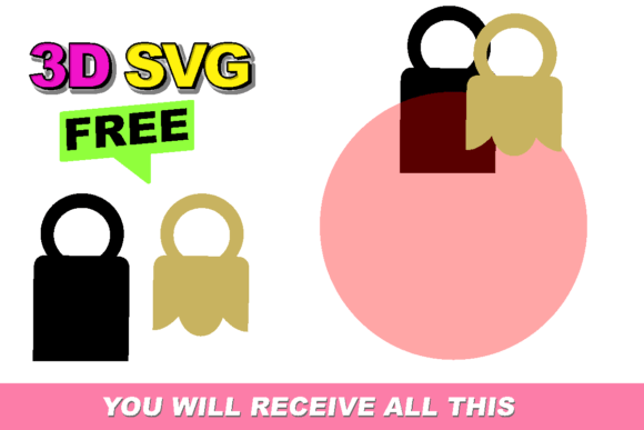 Hotop Christmas Ornament SVG FREE: 3D Shapes Review