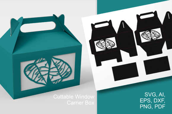 Linden Leaves 3D SVG: Shapes for Favor Boxes