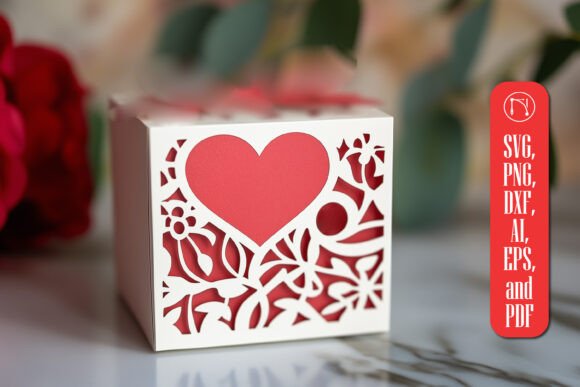 Paper Cut Valentine Gift Box SVG Review