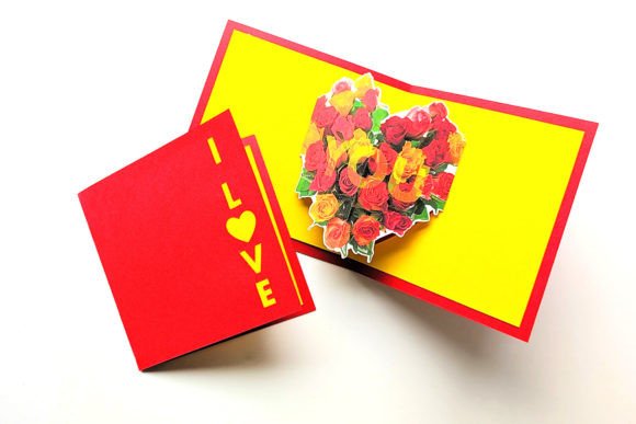 Print Cut Love Bouquet Pop Up Card SVG Review