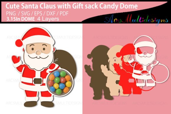 Santa Claus 3D SVG: Christmas Asset Review