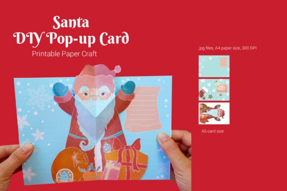 Santa Popup Card 3D SVG: A Christmas Craft Review