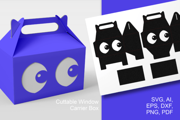 Spooky Eyes Gable Box Template: 3D SVG Shapes Review