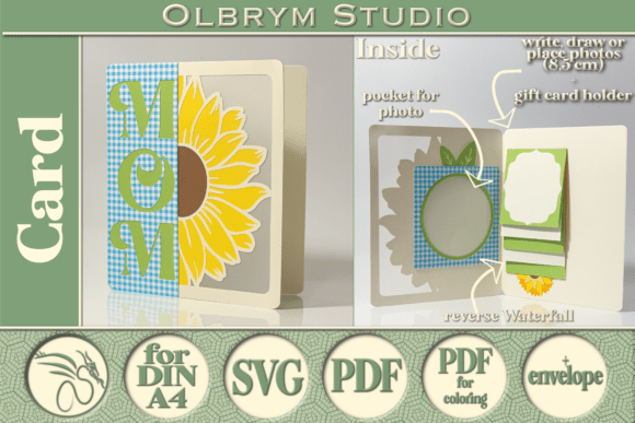 Sunflower Motherβs Day Gift Card SVG Review