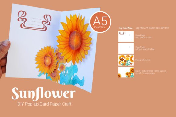 Sunflower Popup Card: 3D SVG Shapes Review